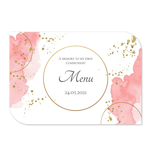 Single Card Half Rounded Horizontal 14,3 x 10 cm