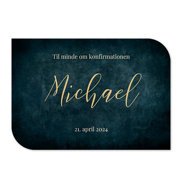 Enkle fotokort halvrundet landskap 14,3 x 10 cm