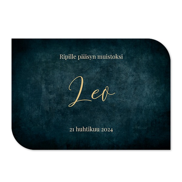 Klassinen kuvakortti siiven muotoinen vaaka 14,3 x 10 cm