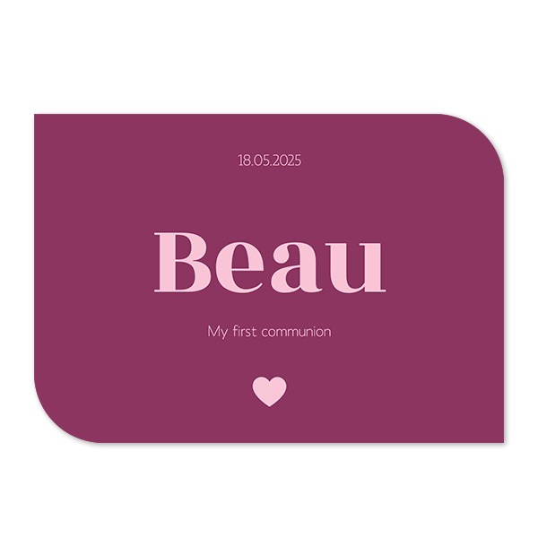 Single Card Half Rounded Horizontal 14,3 x 10 cm Single Card Half Rounded Horizontal 14,3 x 10 cm