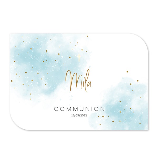 Single Card Half Rounded Horizontal 14,3 x 10 cm