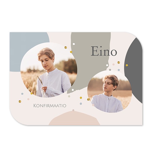 Klassinen kuvakortti siiven muotoinen vaaka 14,3 x 10 cm