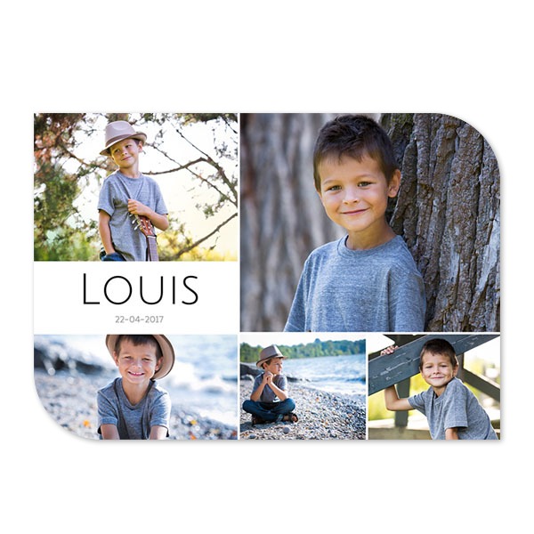 Single Card Half Rounded Horizontal 14,3 x 10 cm