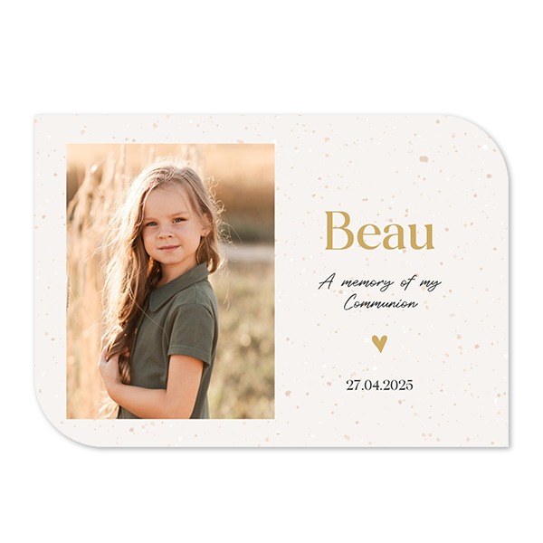 Single Card Half Rounded Horizontal 14,3 x 10 cm
