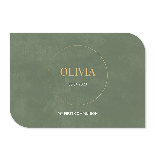 Single Card Half Rounded Horizontal 14,3 x 10 cm
