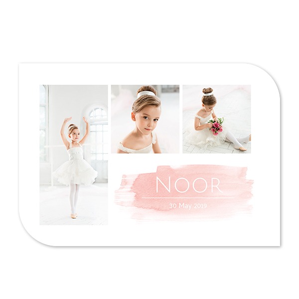 Enkle fotokort halvrundet landskap 14,3 x 10 cm