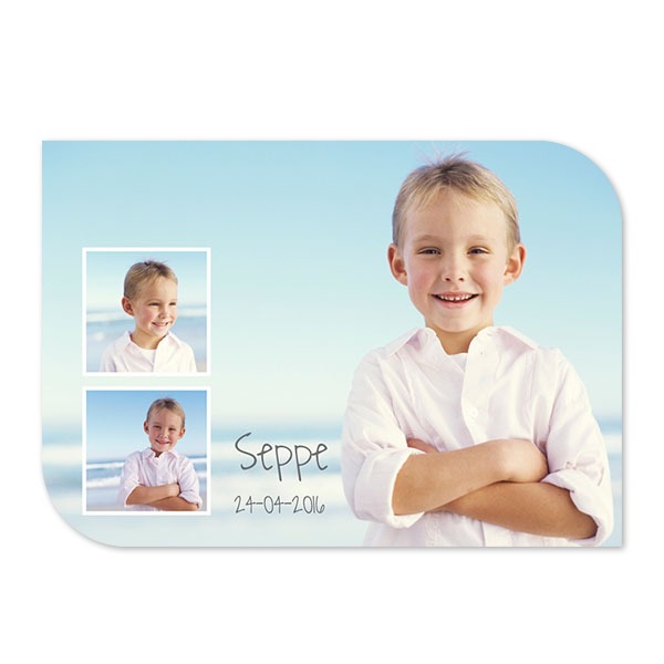 Single Card Half Rounded Horizontal 14,3 x 10 cm