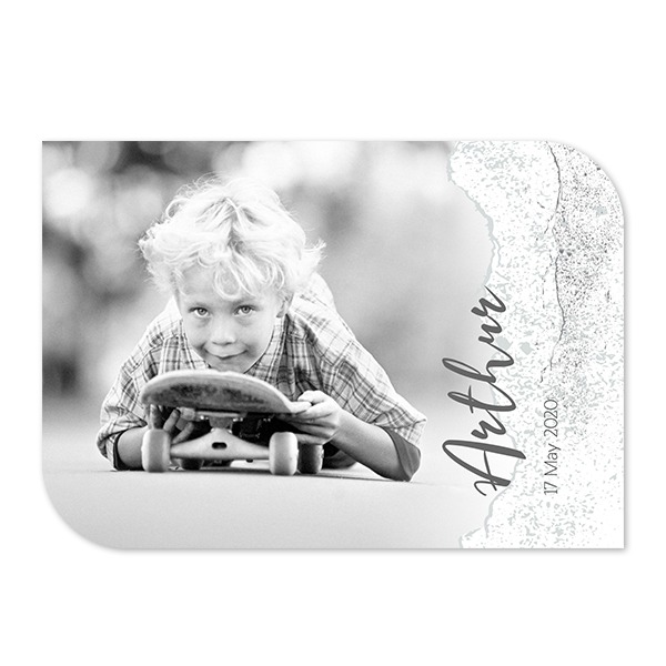 Single Card Half Rounded Horizontal 14,3 x 10 cm