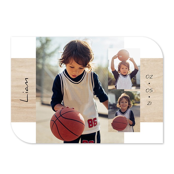 Single Card Half Rounded Horizontal 14,3 x 10 cm