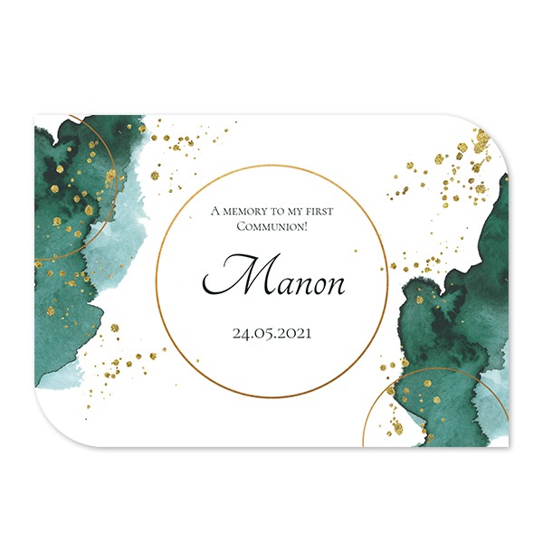 Single Card Half Rounded Horizontal 14,3 x 10 cm