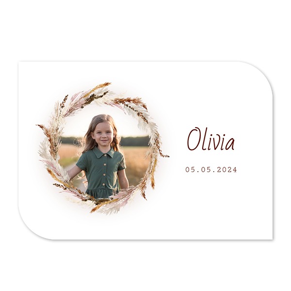Single Card Half Rounded Horizontal 14,3 x 10 cm Single Card Half Rounded Horizontal 14,3 x 10 cm