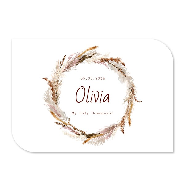 Single Card Half Rounded Horizontal 14,3 x 10 cm Single Card Half Rounded Horizontal 14,3 x 10 cm