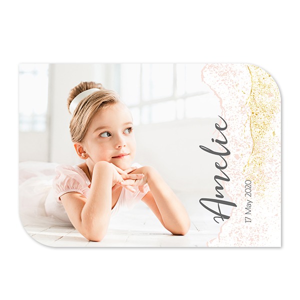 Single Card Half Rounded Horizontal 14,3 x 10 cm