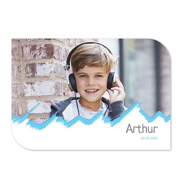 Single Card Half Rounded Horizontal 14,3 x 10 cm