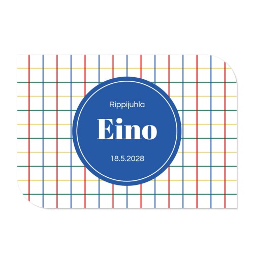 Klassinen kuvakortti siiven muotoinen vaaka 14,3 x 10 cm