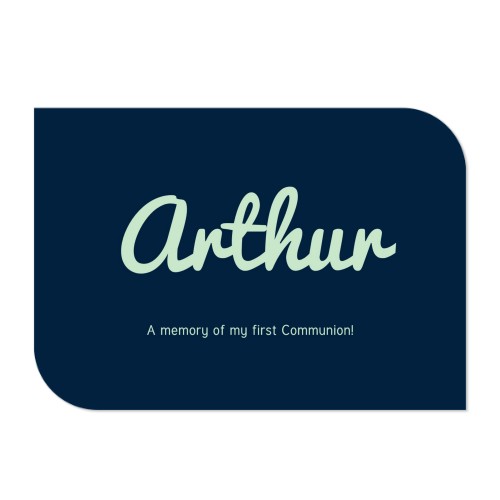 Single Card Half Rounded Horizontal 14,3 x 10 cm