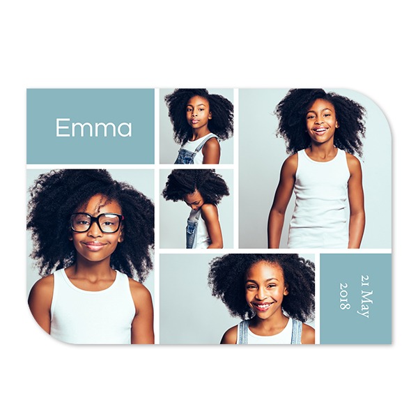 Single Card Half Rounded Horizontal 14,3 x 10 cm