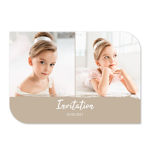 Fotokaart vleugel liggend 14,3 x 10 cm