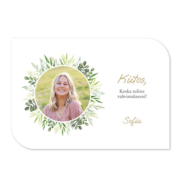 Klassinen kuvakortti siiven muotoinen vaaka 14,3 x 10 cm Klassinen kuvakortti siiven muotoinen vaaka 14,3 x 10 cm