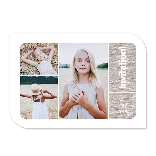 Single Card Half Rounded Horizontal 14,3 x 10 cm