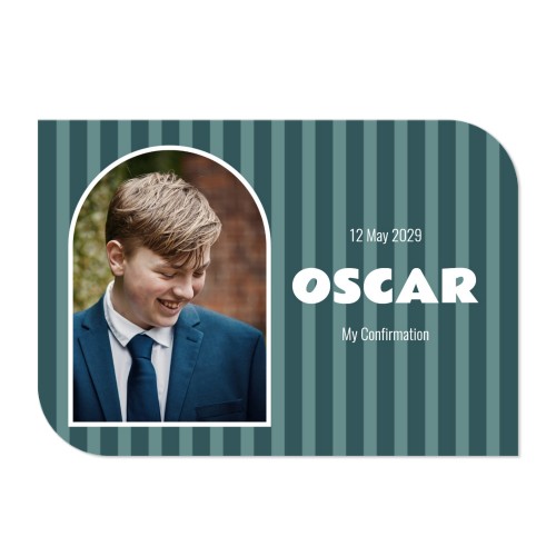 Single Card Half Rounded Horizontal 14,3 x 10 cm