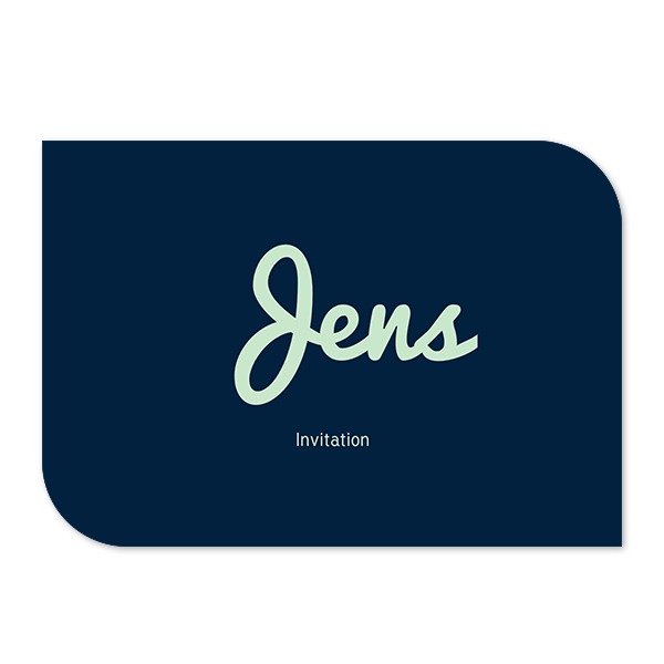 Enkle fotokort halvrundet landskap 14,3 x 10 cm