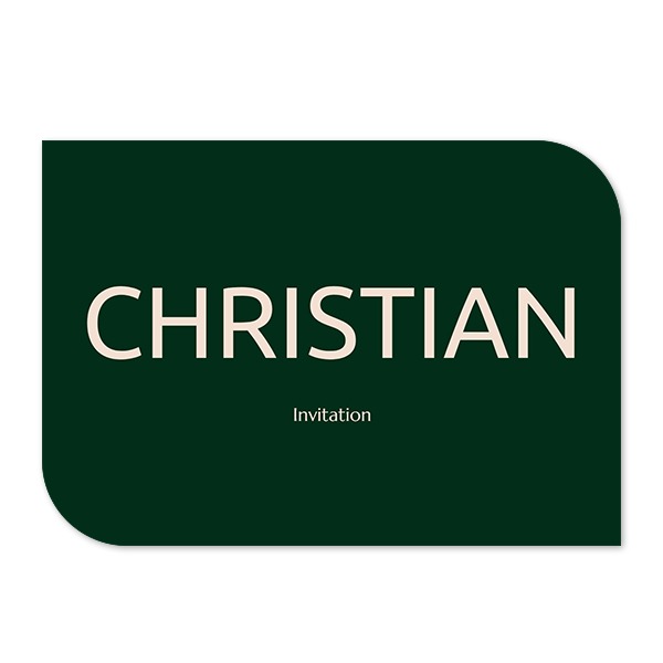 Enkle fotokort halvrundet landskap 14,3 x 10 cm