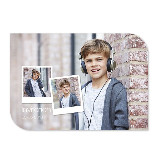 Single Card Half Rounded Horizontal 14,3 x 10 cm