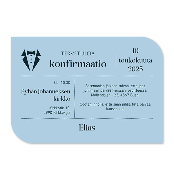 Klassinen kuvakortti siiven muotoinen vaaka 14,3 x 10 cm