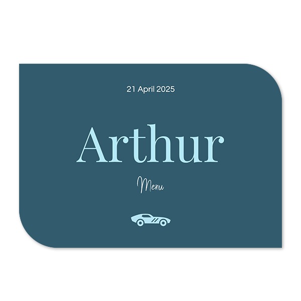 Single Card Half Rounded Horizontal 14,3 x 10 cm