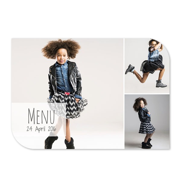 Enkle fotokort halvrundet landskap 14,3 x 10 cm