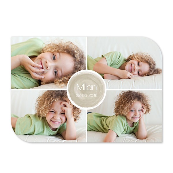 Fotokaart vleugel liggend 14,3 x 10 cm