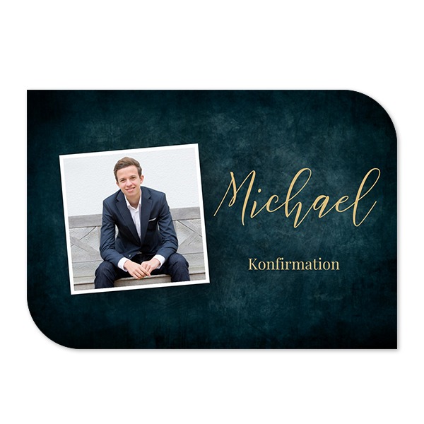 Enkle fotokort halvrundet landskap 14,3 x 10 cm