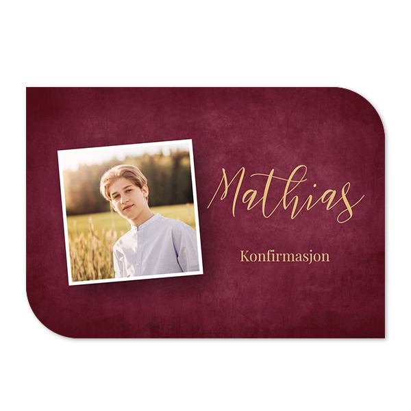 Enkle Fotokort halvrundet liggende 14,3 x 10 cm Enkle Fotokort halvrundet liggende 14,3 x 10 cm