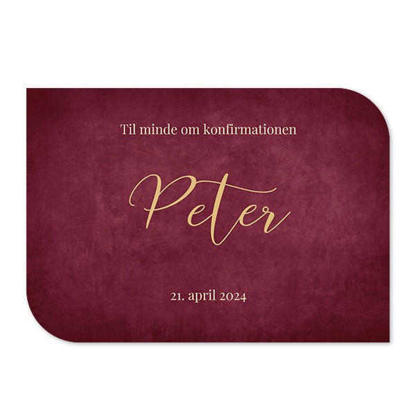 Enkle fotokort halvrundet landskap 14,3 x 10 cm