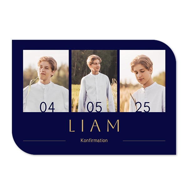 Enkla Fotokort vinge liggande 14,3 x 10 cm