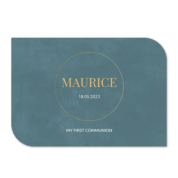 Single Card Half Rounded Horizontal 14,3 x 10 cm