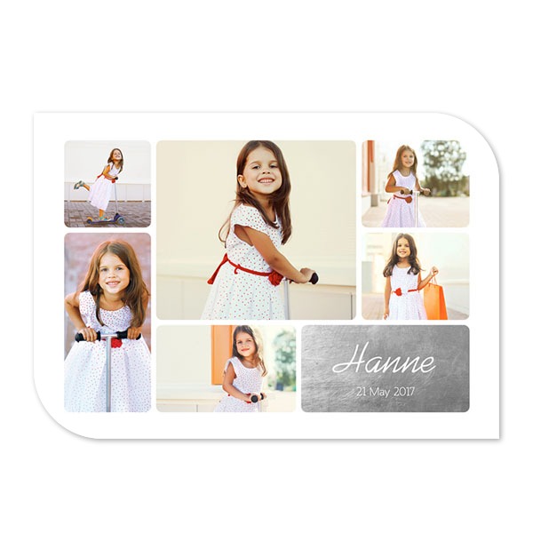 Single Card Half Rounded Horizontal 14,3 x 10 cm
