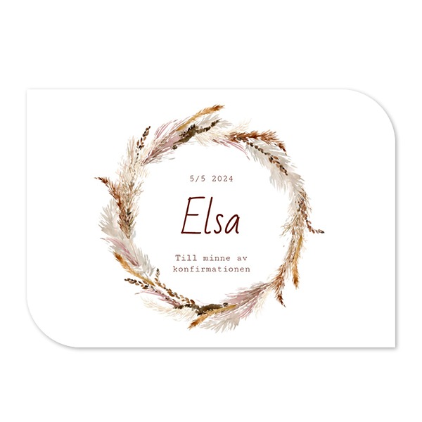 Enkla Fotokort vinge liggande 14,3 x 10 cm