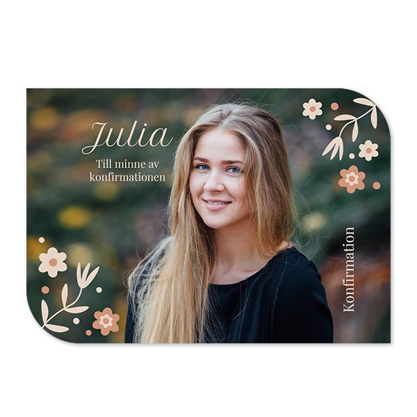 Enkla Fotokort vinge liggande 14,3 x 10 cm