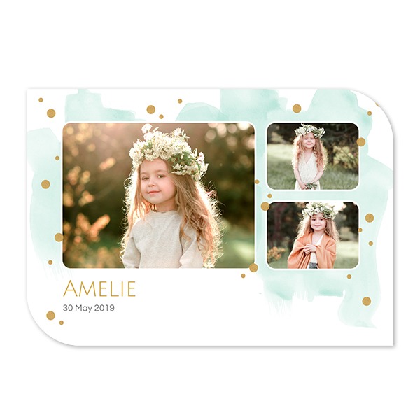 Single Card Half Rounded Horizontal 14,3 x 10 cm Single Card Half Rounded Horizontal 14,3 x 10 cm
