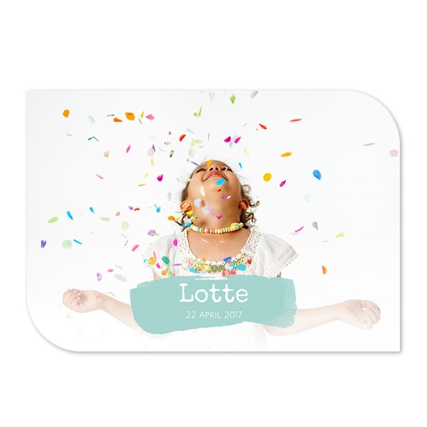 Single Card Half Rounded Horizontal 14,3 x 10 cm