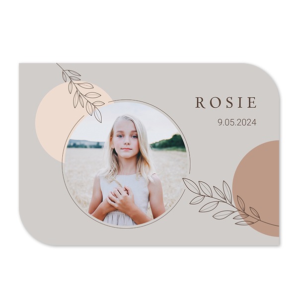 Single Card Half Rounded Horizontal 14,3 x 10 cm