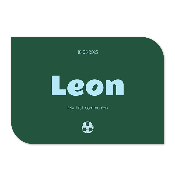 Single Card Half Rounded Horizontal 14,3 x 10 cm