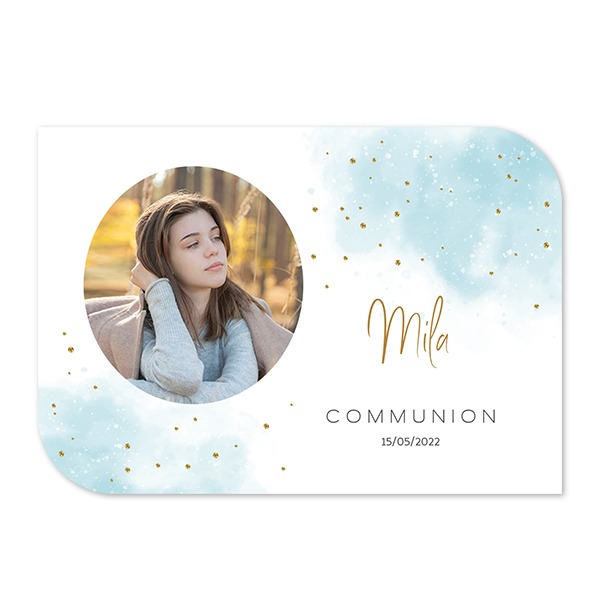 Single Card Half Rounded Horizontal 14,3 x 10 cm