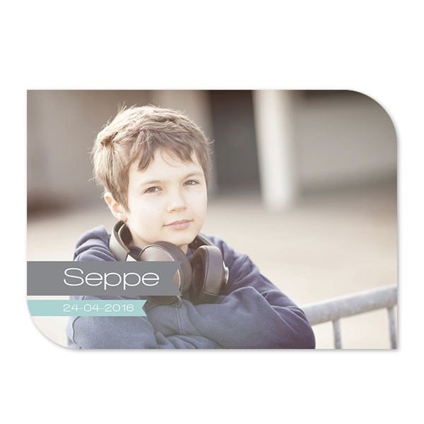 Single Card Half Rounded Horizontal 14,3 x 10 cm