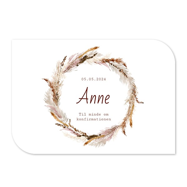 Enkle fotokort halvrundet landskap 14,3 x 10 cm