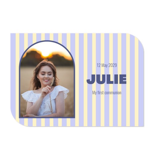 Single Card Half Rounded Horizontal 14,3 x 10 cm Single Card Half Rounded Horizontal 14,3 x 10 cm