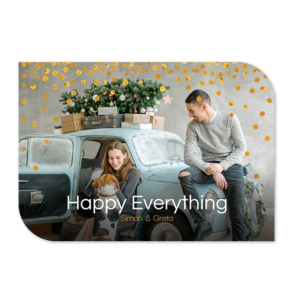 Fotokaart vleugel liggend 14,3 x 10 cm