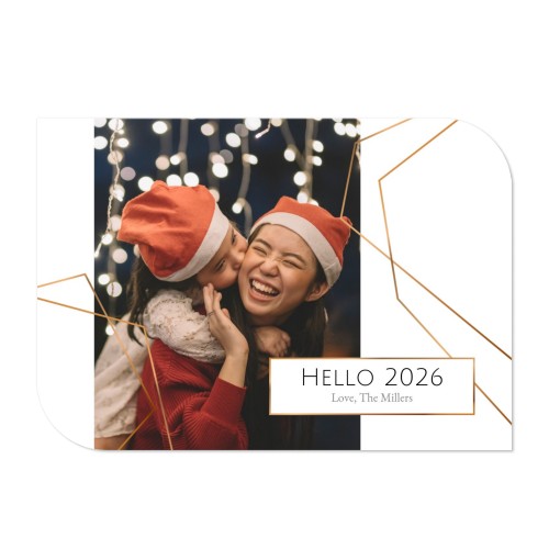 Faire-part 1 volet Bords ronds diagonale paysage 14,3 x 10 cm Faire-part 1 volet Bords ronds diagonale paysage 14,3 x 10 cm